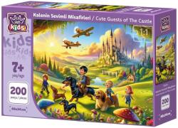 Art Puzzle Puzzle pentru copii Art Puzzle din 200 piese - Oaspeți dulci la castel (35544) Puzzle