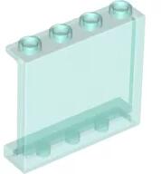 LEGO® 60581c15 - LEGO átlátszó világoskék panel 1 x 4 x 3 méretű (60581c15)