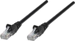 Manhattan S/FTP Cat6A RJ45 Patch Kábel 0.25m - Fekete (737012)