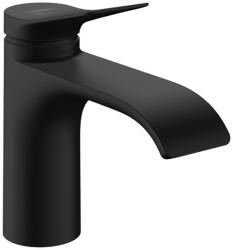 Hansgrohe Vivenis egykaros mosdócsaptelep 80, CoolStart, automata lefolyógarnitúrával, matt fekete 75014670 (75014670)