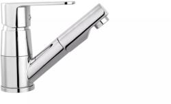 FERRO Algeo Mosdócsaptelep Mozgatható Kihúzható Kifolyócsővel Króm (BAG2APO)