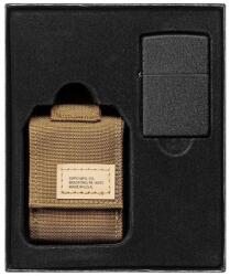Zippo Тактически калъф Zippo Brown + комплект запалки Black Crackle (Z.30057)