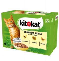 Kitekat Baromfi lakoma tasak nedves teljes értékű eledel macskáknak 12x85g