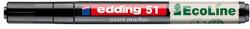 edding 51 EcoLine D10 fekete lakkmarker 7580260000 (7580260000)