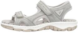 RIEKER Sandale dama, Rieker, 68866-40-Gri, sport, piele ecologica, cu talpa joasa, gri (Marime: 39)