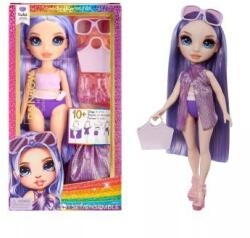 MGA Entertainment Rainbow High: Vízparti divat öltöztethető strandoló divat baba - Violet