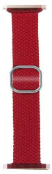 Phoner Hook Apple Watch csatos fonott szövet szíj, 38/40/41mm, piros - ionstore