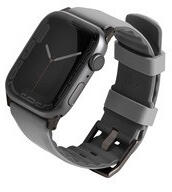 Uniq Linus Airosoft Apple Watch 38/40/41mm szilikon szíj, szürke - ionstore