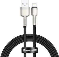 Baseus Cafule USB-Lightning kábel, 2, 4A, 1 m, fekete - ionstore