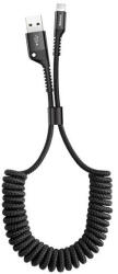 Baseus Fish eye USB / Lightning adat/töltőkábel, 23cm-1m, Fekete - ionstore