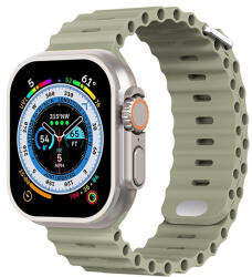 Phoner River Apple Watch 41/40/38 mm szilikon szíj, keki - ionstore