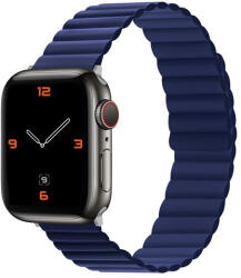 Phoner Rever Apple Watch forgatható mágneses szilikon szíj, 41/40/38mm, S/M, kék - ionstore