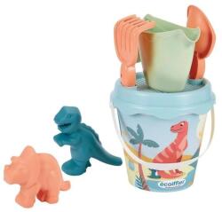 Ecoiffier Dinoszaurusz vödör tartozékokkal és 2 formával, 17 cm (E 0462)