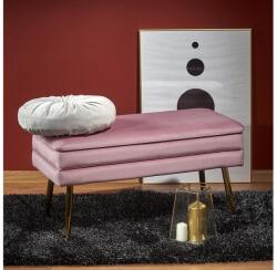 Halmar Pad tárolóhellyel VELVA 37x78 cm rózsaszín/arany HA0071 (HA0071)
