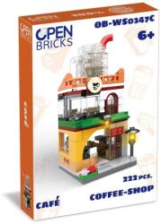 Open Brick Source Set de construit de jucarie - Cafenea (222 piese) (OB-WS0347C) - ookee