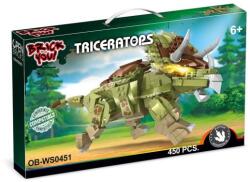 Open Brick Source Dinozaur de jucarie - Set constructie Triceraptos (450 piese) (OB-WS0451) - ookee