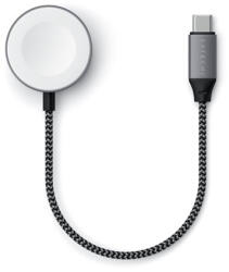 Satechi USB Type-C Apple Watch 20cm fonott kábellel töltő dokkoló, fonott kábellel (ST-TCAW7CM)