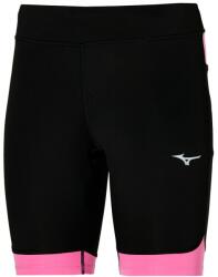 Mizuno BG3000 Mid Tight Black/Wild Orchid Női rövidnadrág S