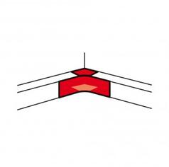 Legrand unghi interior - pentru aluminiu adaptable DLP trunking 50x150 (011227)