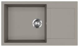 Evido 442060 - EVIDO Cubo XL 6S compact gránit mosogató, 860x500 mm, platina (442060)