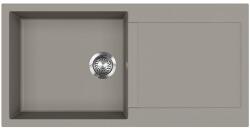 Evido 442059 - Evido Cubo XL 6 S 1 medencés csepptálcás gránit mosogató 1000X500 platiba (442059)