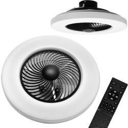 Toolight Szerszámlámpa, LED mennyezeti lámpa ventilátorral APP1552-C, fekete-fehér, OSW-05181 (OSW-05181)