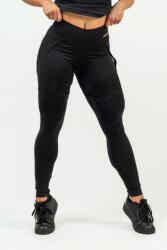 Nebbia Intense Women's High Waist Leggings Mesh Gold Női leggings M