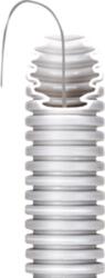 Gewiss Tub flexibil cu rezistenta Medie- Autostingere - diametru32MM - cu sonda tragatoare - GRI RAL7035 (DX20132)