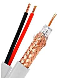 Schrack Cablu CCTV coaxial RG59+2x0.75 miez Cu-tr. AlCu+2x0.75, 500M (ROXC100405)