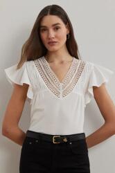Ralph Lauren felső fehér, női, sima, 200963917 - fehér XS