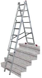KRAUSE 33383 Corda 3X8 fokos sokcélú létra lépcsőfunkcióval/12kg; 2, 25m/ (33383)