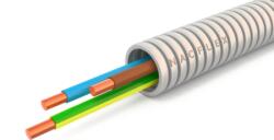NacFlex Tub copex cablat, conductor rigid inclus la interior 3x1.5 H07V-U FY1.5 (315VU16GN)