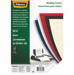 Fellowes Hátlap, A4, 250 g, matt, FELLOWES "Delta", fekete, 100 db (5370405) - nyomtassingyen