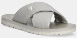 Calvin Klein Jeans papucs CROSS SANDAL CRXS TX szürke, férfi, YM0YM01223 - szürke Férfi 40