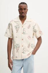 Drôle de Monsieur pamut ing La Chemise Brodee Country Club férfi, bézs, regular, G-SH214-CO198-EC - bézs XL