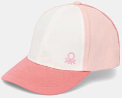 United Colors of Benetton baseball sapka rózsaszín, sima, 6L1EGA015 - rózsaszín 52