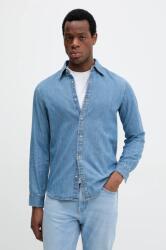 Benetton farmering férfi, galléros, regular, 5RZKUQ001 - kék XXL - answear - 29 990 Ft