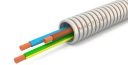 NacFlex Tub copex cablat, conductor flexibil inclus la interior 3x2.5 H07V-K MYF2.5 (325VK16GN)
