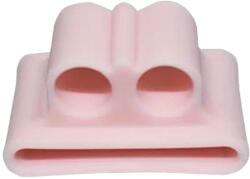  Okosóra szíjra rögzíthető headset tartó, pink szilikon (1db) - tokgalaxis