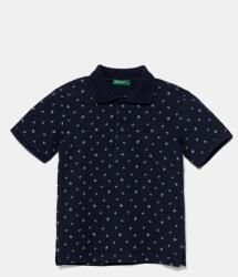 Benetton gyerek pamut póló sötétkék, mintás, 3H35G300X - sötétkék 116