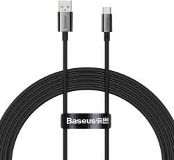 Baseus Superior USB-A - USB-C Kábel - 1.5m 6A 100W - Fekete (WR-161130)