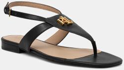 Lauren Ralph Lauren bőr szandál Everley - fekete Női 39