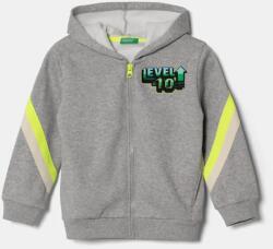 Benetton gyerek felső szürke, mintás, kapucnis, 3J73G503H - szürke 98 - answear - 8 890 Ft
