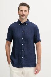 Tommy Hilfiger len ing legombolt galléros, sötétkék, regular, MW0MW35207 - sötétkék L