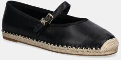 MICHAEL Michael Kors bőr espadrilles Lynn - fekete Női 36