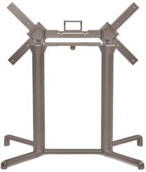Nardi Szürkésbarna alumínium összecsukható asztalláb Scudo Double 72 cm (54359.00.000)