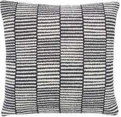 Kave Home Fekete-fehér pamut párnahuzat Kave Home Levu 45 x 45 cm (LF-X00024FA01)