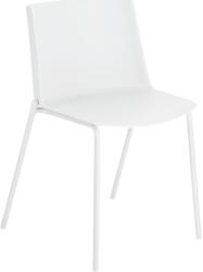 Kave Home Fehér műanyag étkezőszék Kave Home Hannia (LF-CC5184S05)