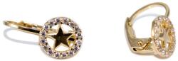 Ékszershop Köves körben csillag gyermek arany fülbevaló (1309640)