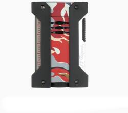 S.T. Dupont Jet szivar öngyújtó Défi Extreme - Camo - vörös és zöld lángmintával (021451)